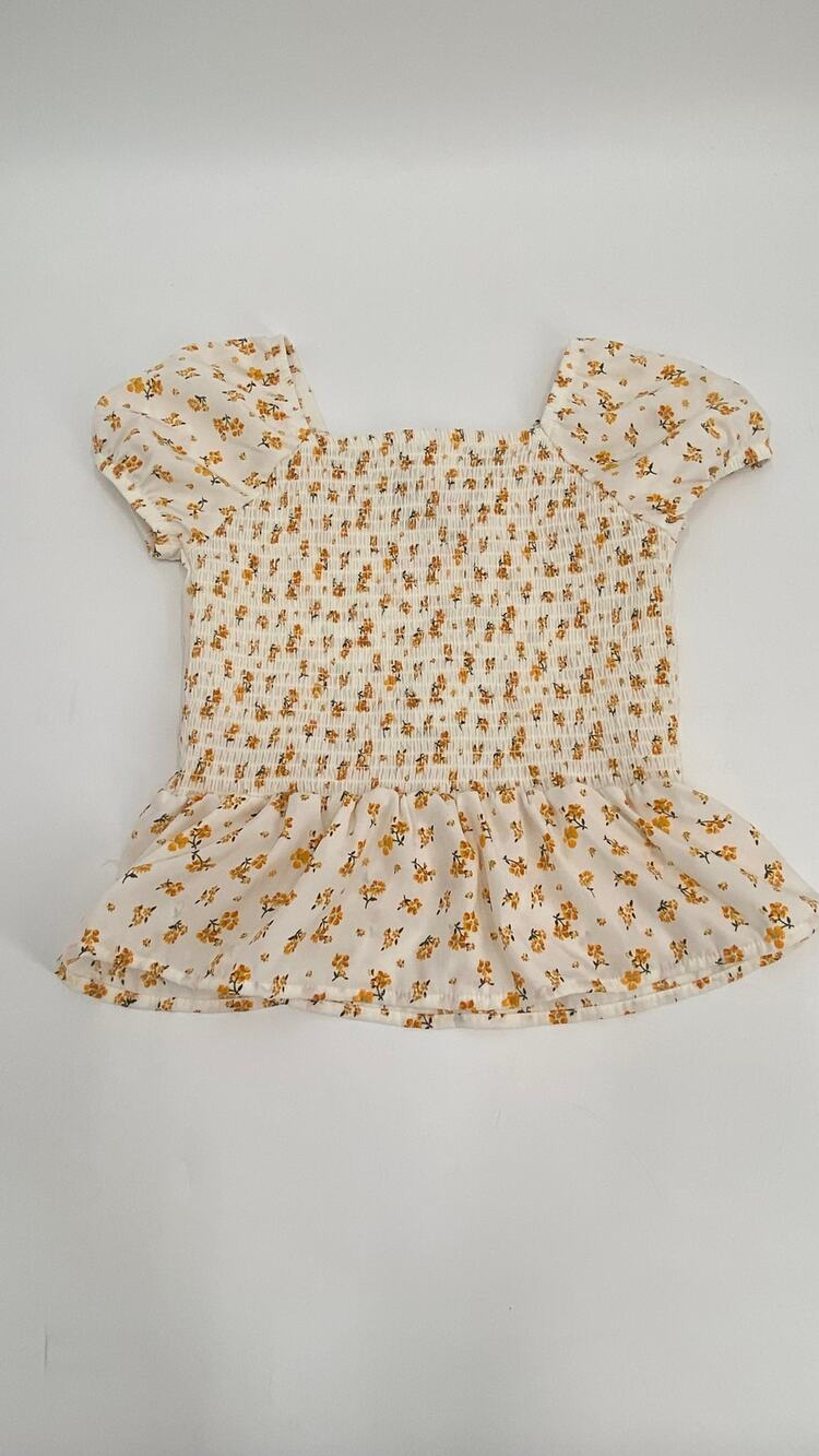 Jenna & Jessie USA Floral Top